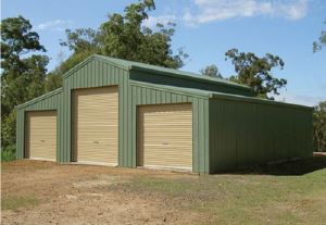 Stålkonstruktion lade