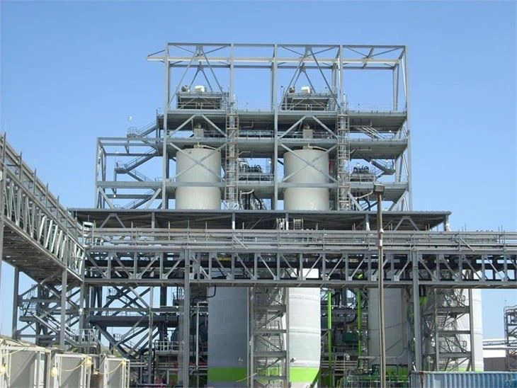 Kemisk anlæg Stålkonstruktion Byggeprojekt